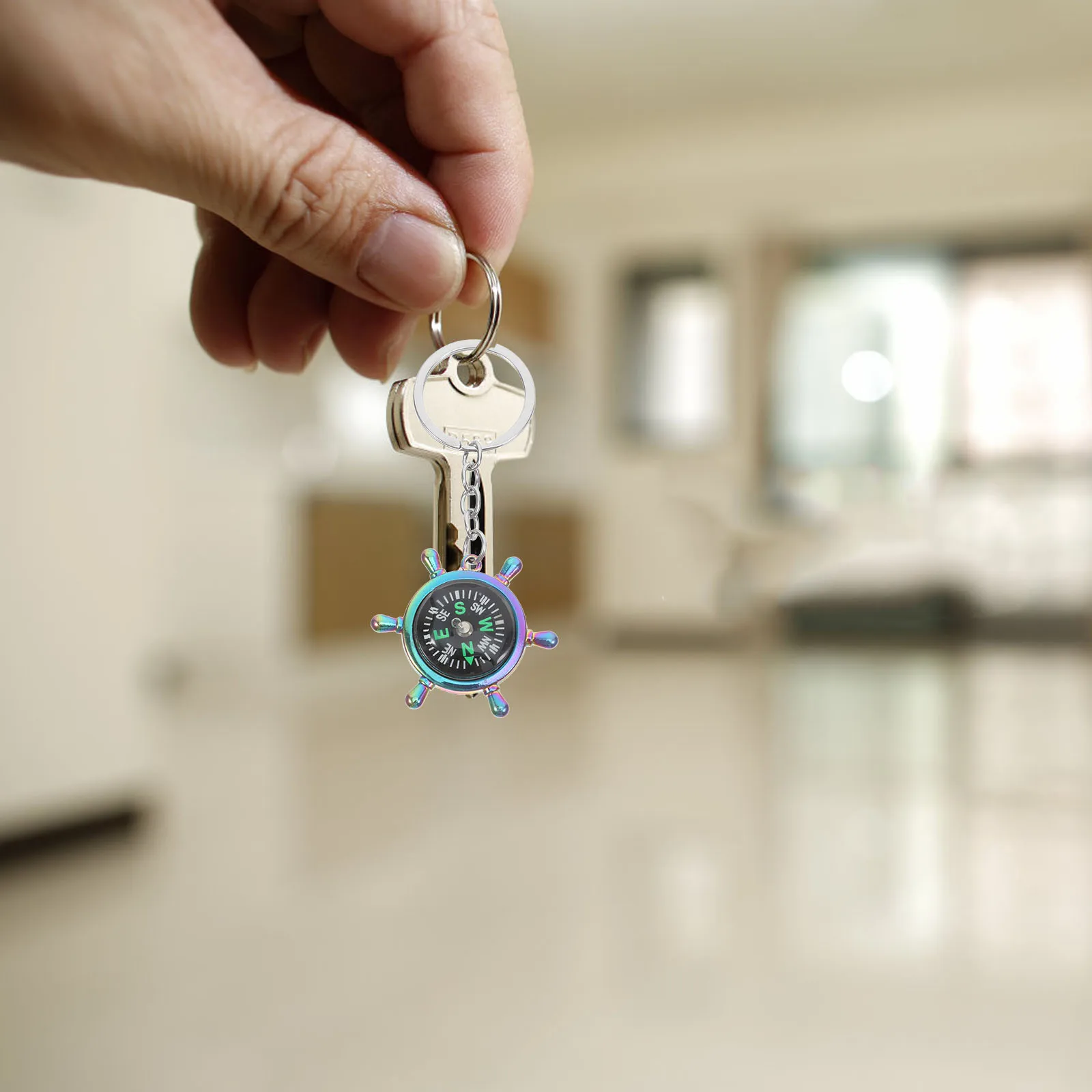 Creative Rudder Compass Keychain Pendant Metal Alloy Car Key Ring Unique Design Graduation Business Event Gift For Men Women
Creative Rudder Compass Keychain Pendant Metal Alloy Car Key Ring Unique Design Graduation Business Event Gift For Men Women