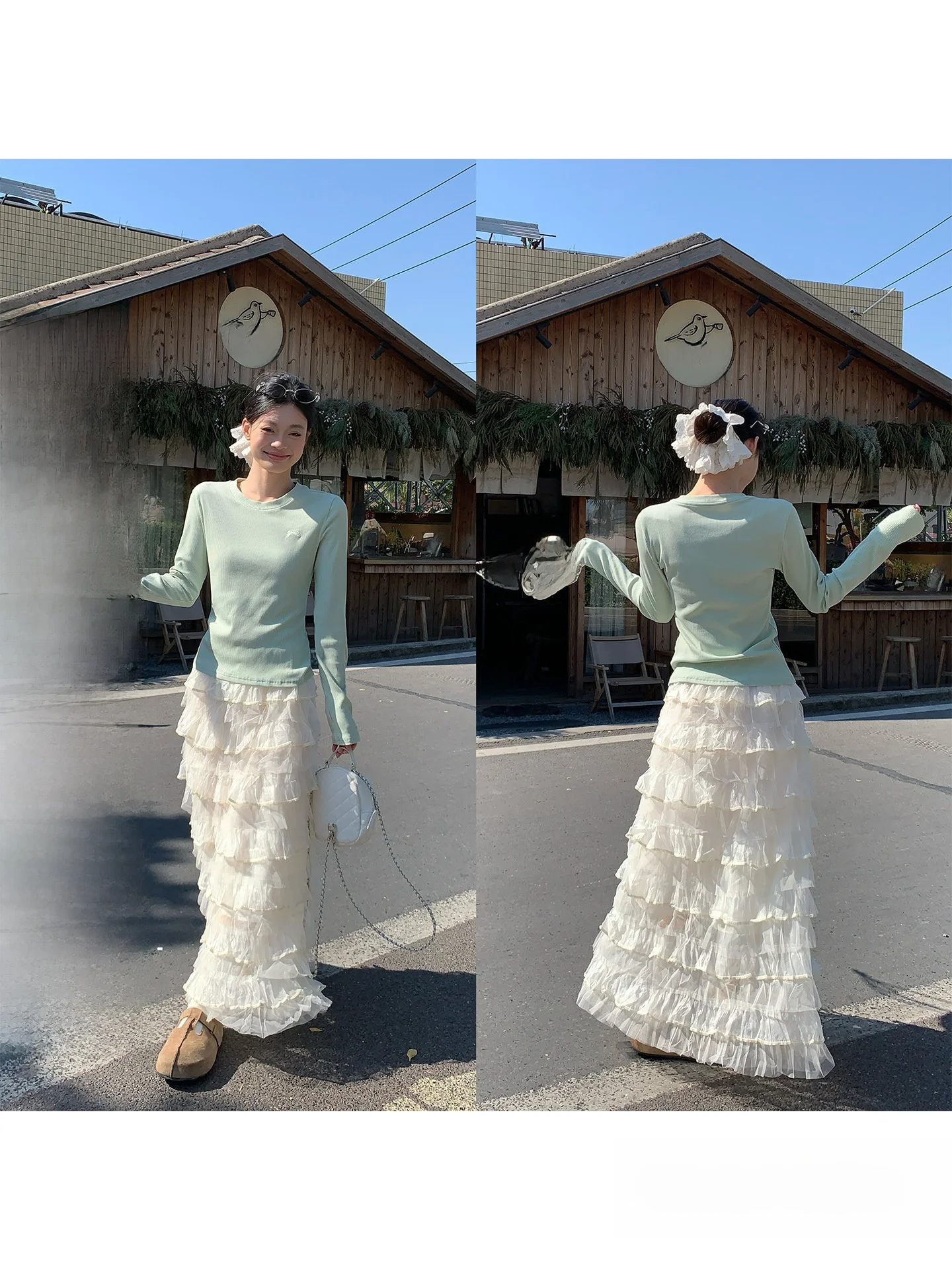Song Zhengen Peach Color Multi-Layered A-Line Skirt Half-length Women's Spring New Puffy Cake Skirt Absolutely Beautiful Loos...
Song Zhengen Peach Color Multi-Layered A-Line Skirt Half-length Women's Spring New Puffy Cake Skirt Absolutely Beautiful Loos...