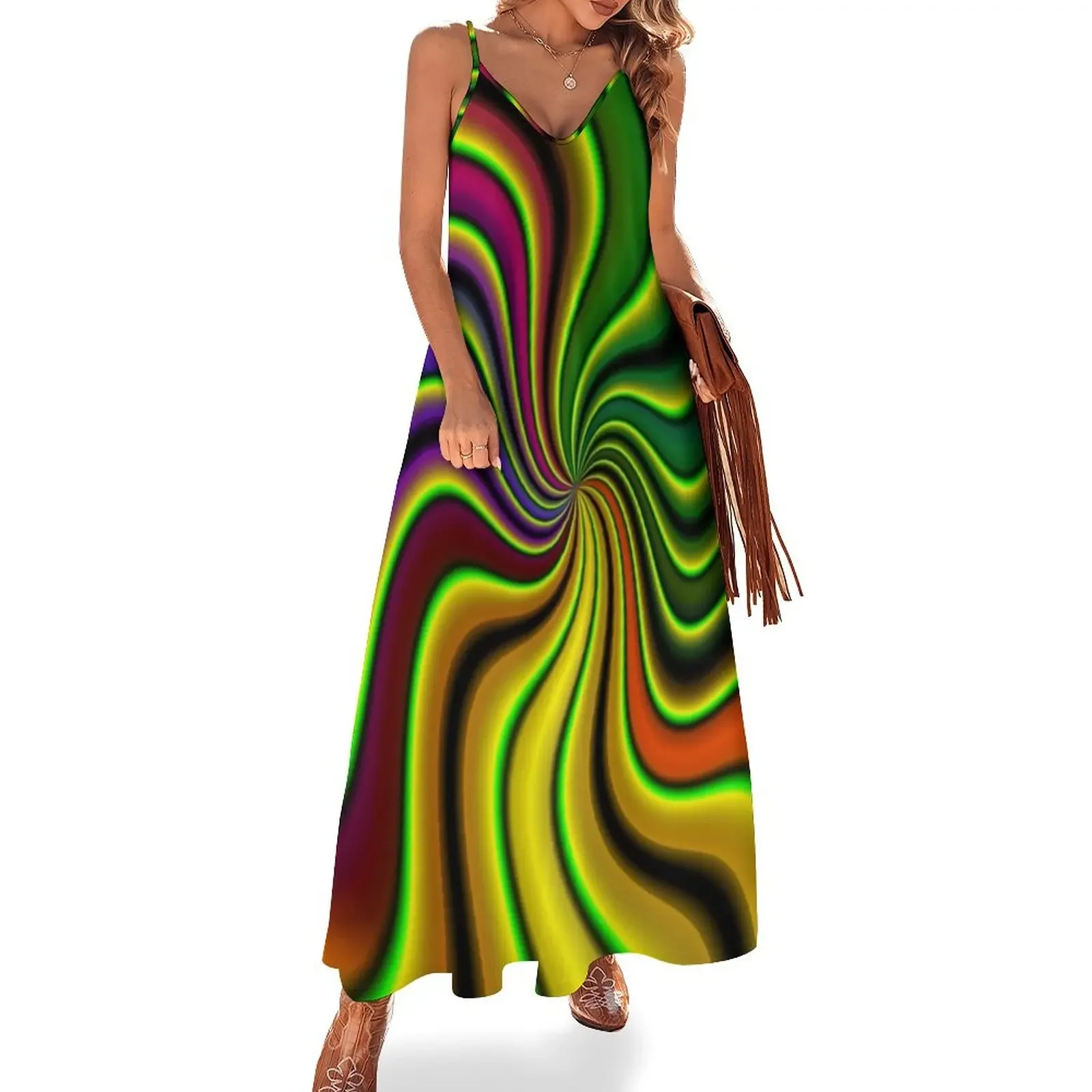 Retro We Tripped Tie Dye 60's Hippie Style Sleeveless Dress clothes for woman summer dress
Retro We Tripped Tie Dye 60's Hippie Style Sleeveless Dress clothes for woman summer dress