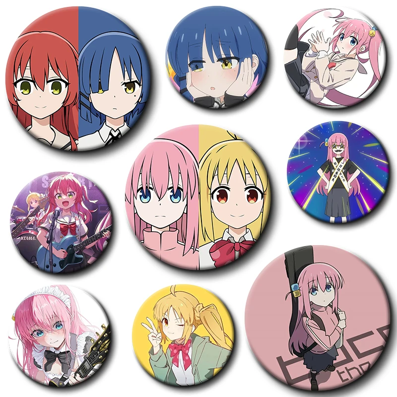 Cute Cartoon Character Hitori Ryou Nijika Ikuyo Badge Anime Bocchi Rock Band Brooch Pins Clothing Backpack Accessories Gifts
Cute Cartoon Character Hitori Ryou Nijika Ikuyo Badge Anime Bocchi Rock Band Brooch Pins Clothing Backpack Accessories Gifts