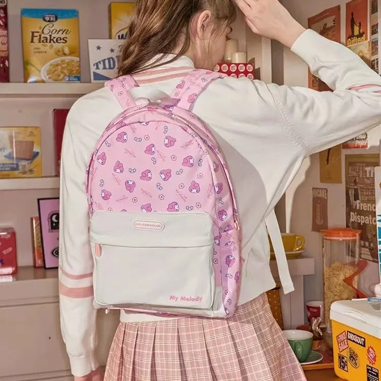 Sanrio аниме Hello Kitty My Melody рюкзаки для детей кавайные игрушки Студенческая дорожная сумка Женский легкий рюкзак
Sanrio аниме Hello Kitty My Melody рюкзаки для детей кавайные игрушки Студенческая дорожная сумка Женский легкий рюкзак