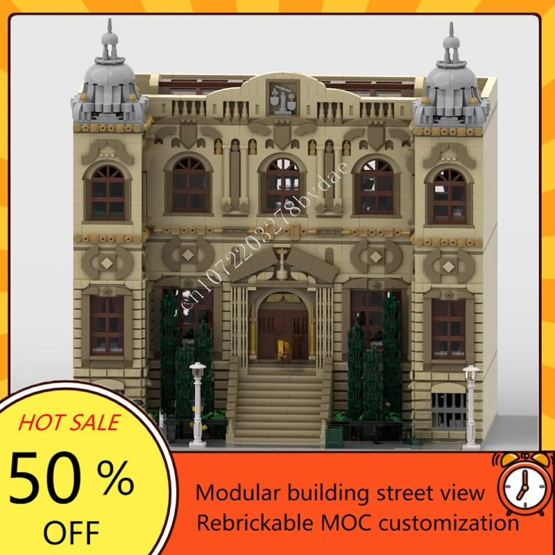 6573PCSRoyal Courthouse Modular MOC Creative street view Model Building Block Architecture DIY Education Assembly Model Toy Gift
6573PCSRoyal Courthouse Modular MOC Creative street view Model Building Block Architecture DIY Education Assembly Model Toy Gift