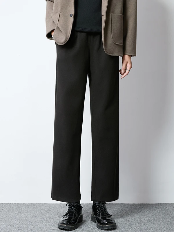 Мужские осенне-зимние шерстяные костюмные брюки, свободные прямые повседневные брюки с высокой талией, японские брюки с девятью точками
Мужские осенне-зимние шерстяные костюмные брюки, свободные прямые повседневные брюки с высокой талией, японские брюки с девятью точками