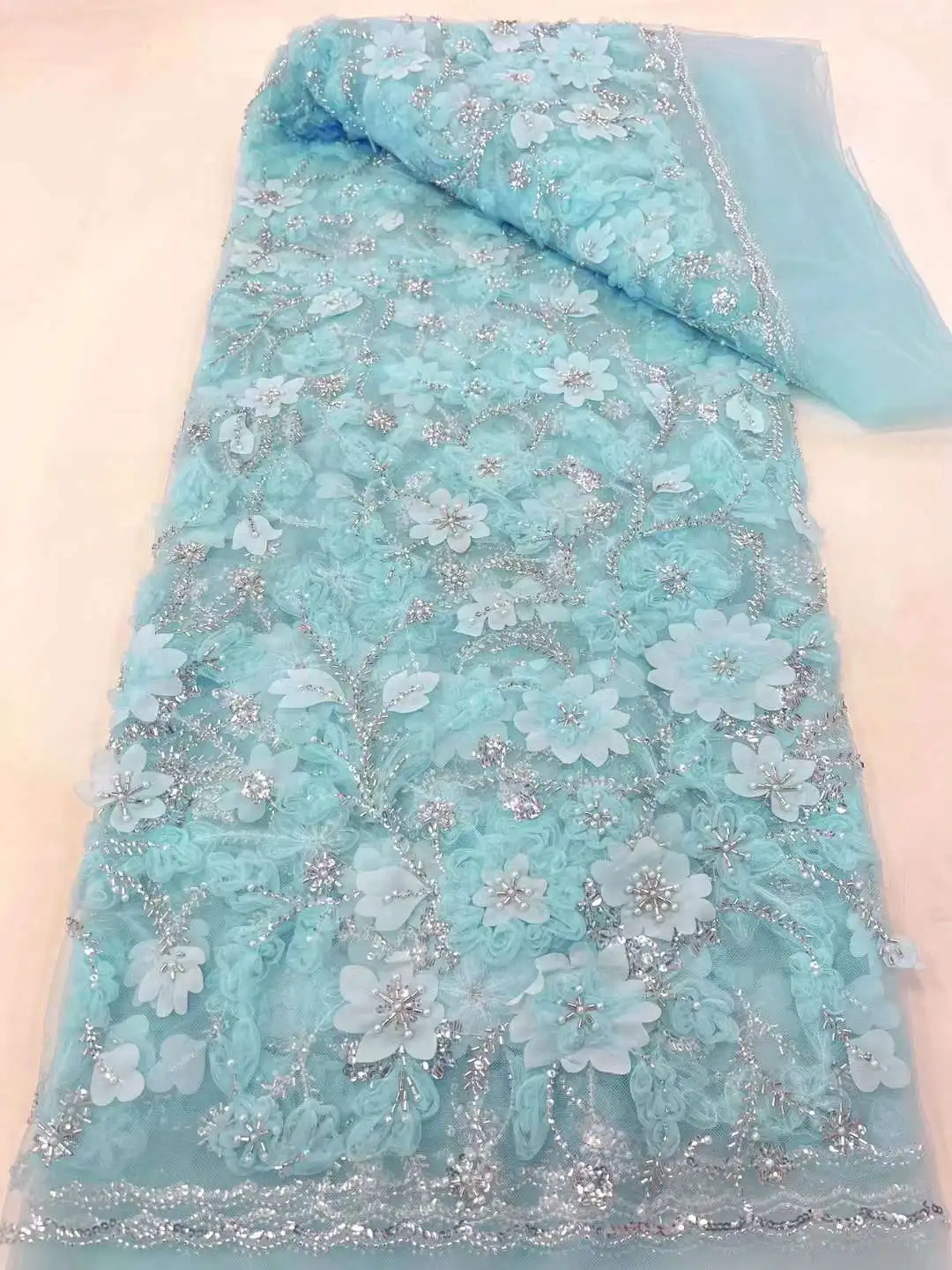 2024 High End African French Luxury Sequins 3D Tulle Lace High Quality Embroidery Groom Sequins Lace Fabric For Party Dress
2024 High End African French Luxury Sequins 3D Tulle Lace High Quality Embroidery Groom Sequins Lace Fabric For Party Dress
