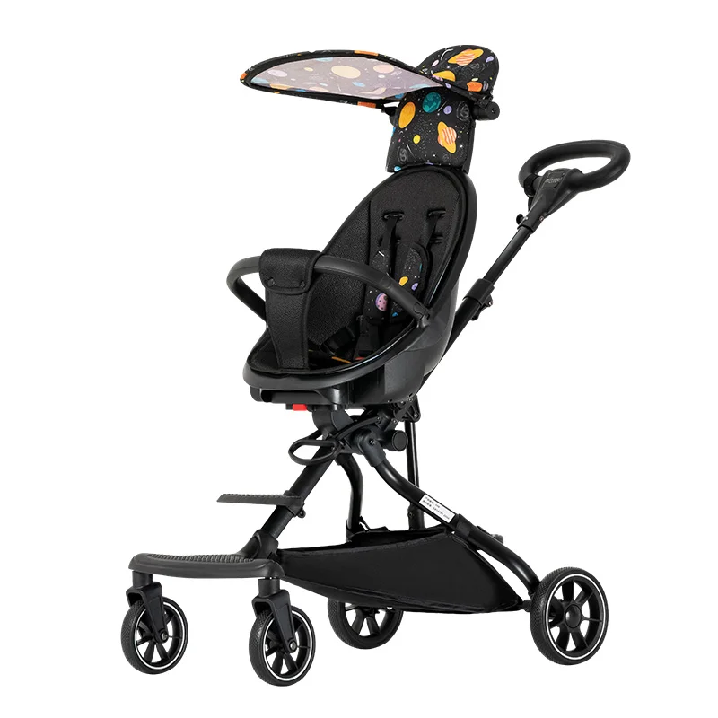 Baby strollers are light and foldable, two-way baby strollers with high view walking artifacts
Baby strollers are light and foldable, two-way baby strollers with high view walking artifacts
