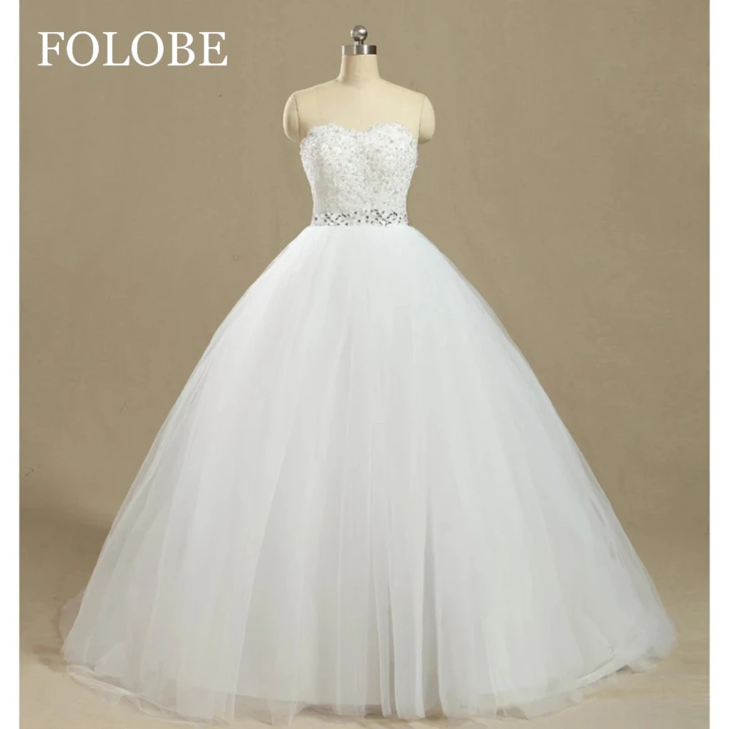 Customized White Princesa Wedding Dresses Ivory Sweetheart Appliques Prom Dress Lace A-Line Beading Crystal Bridal Gowns
Customized White Princesa Wedding Dresses Ivory Sweetheart Appliques Prom Dress Lace A-Line Beading Crystal Bridal Gowns