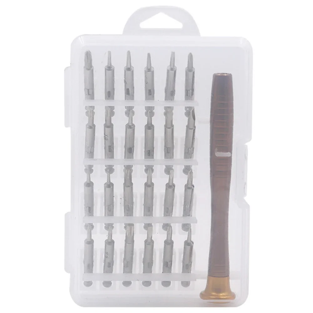 Brand New Screwdriver 25in1 Silver Tool Vanadium Steel 110x75x22mm Flexible For PC Camera Phone Glasses Repair
Brand New Screwdriver 25in1 Silver Tool Vanadium Steel 110x75x22mm Flexible For PC Camera Phone Glasses Repair