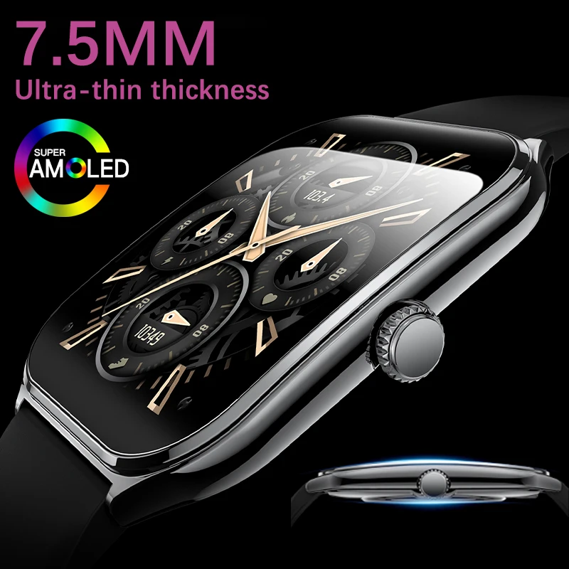 LIGE Новые ультратонкие умные часы с экраном Amoled 1,96 дюйма, Bluetooth-часы с монитором здоровья и вызовом, IP67, водонепроницаемые умные часы с GPS-слеживанием
LIGE Новые ультратонкие умные часы с экраном Amoled 1,96 дюйма, Bluetooth-часы с монитором здоровья и вызовом, IP67, водонепроницаемые умные часы с GPS-слеживанием