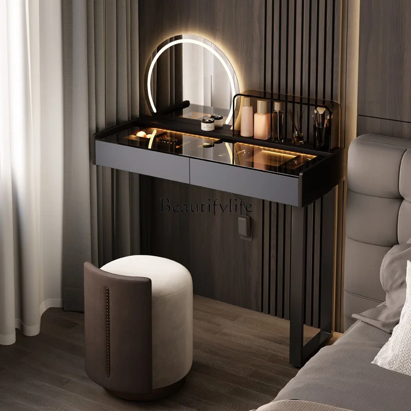 Italian minimalist dresser 2025 new solid wood makeup table with makeup mirror high-end light luxury simple
Italian minimalist dresser 2025 new solid wood makeup table with makeup mirror high-end light luxury simple