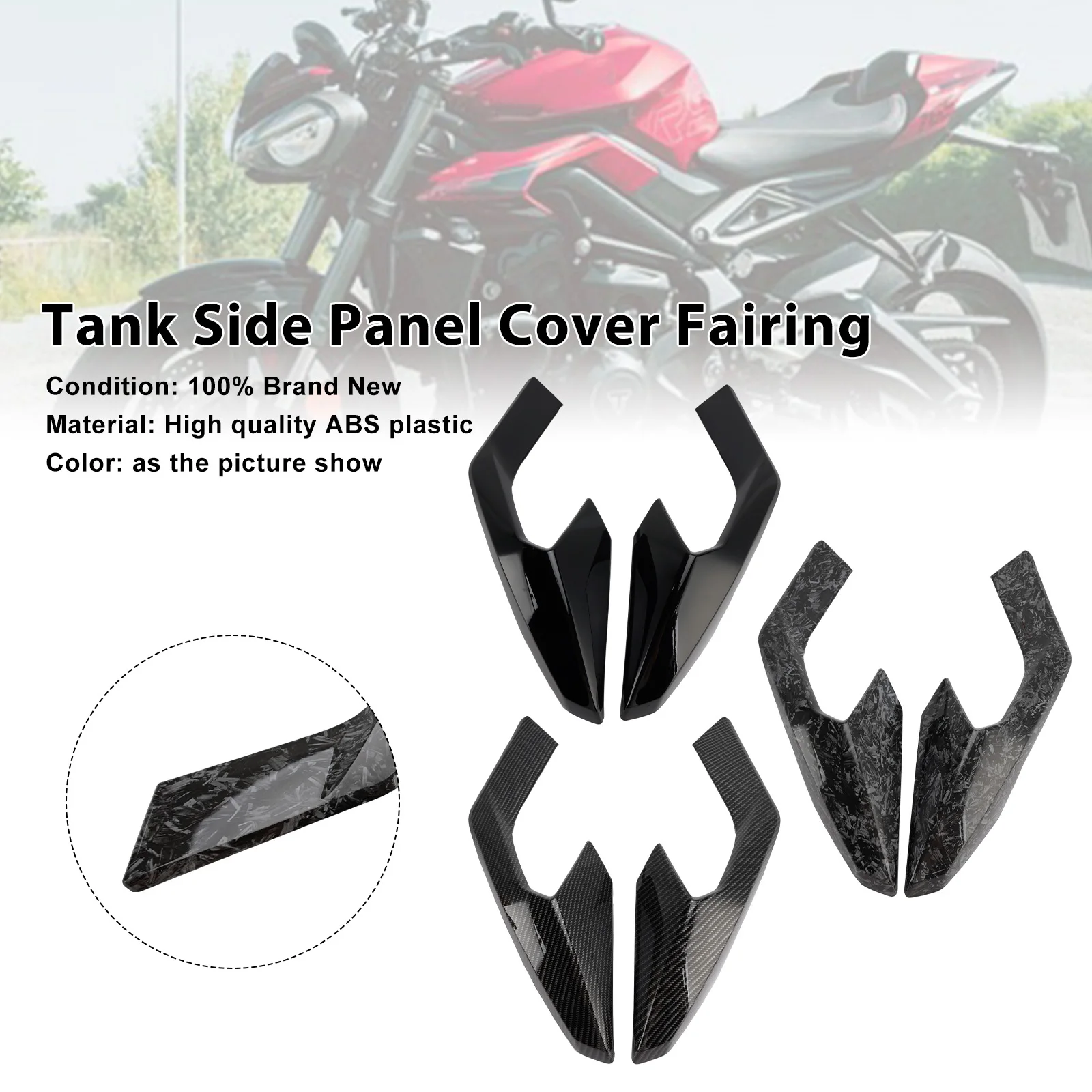 Topteng Tank Side Cover Panel Fairing For Street Triple 765 R/RS 2023-2025 2024
Topteng Tank Side Cover Panel Fairing For Street Triple 765 R/RS 2023-2025 2024