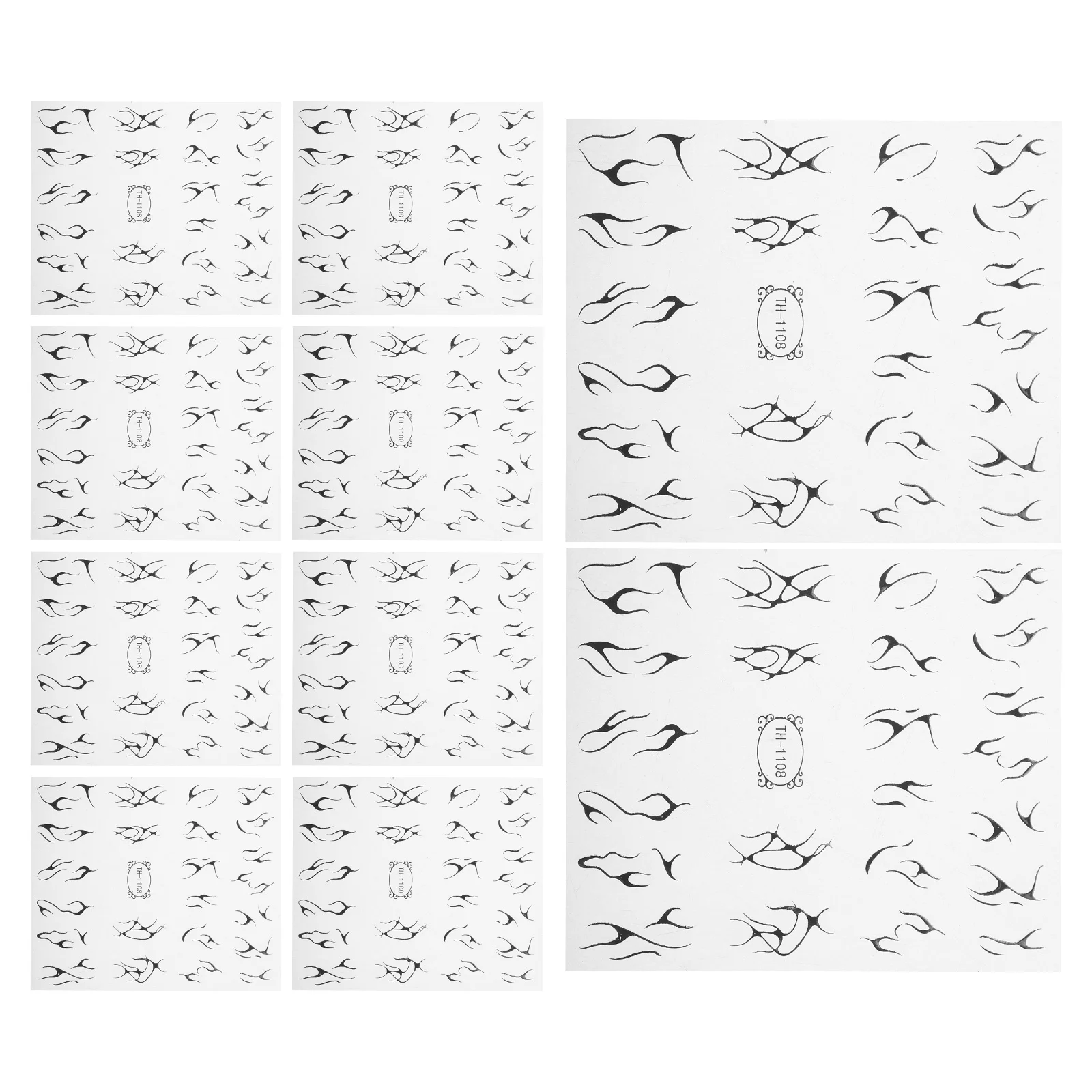 10pcs Marble Stickers Silver Metallic Stripe Line Wave Design French Tip Nail Art Decals For Women Party Wedding Christmas Self
10pcs Marble Stickers Silver Metallic Stripe Line Wave Design French Tip Nail Art Decals For Women Party Wedding Christmas Self