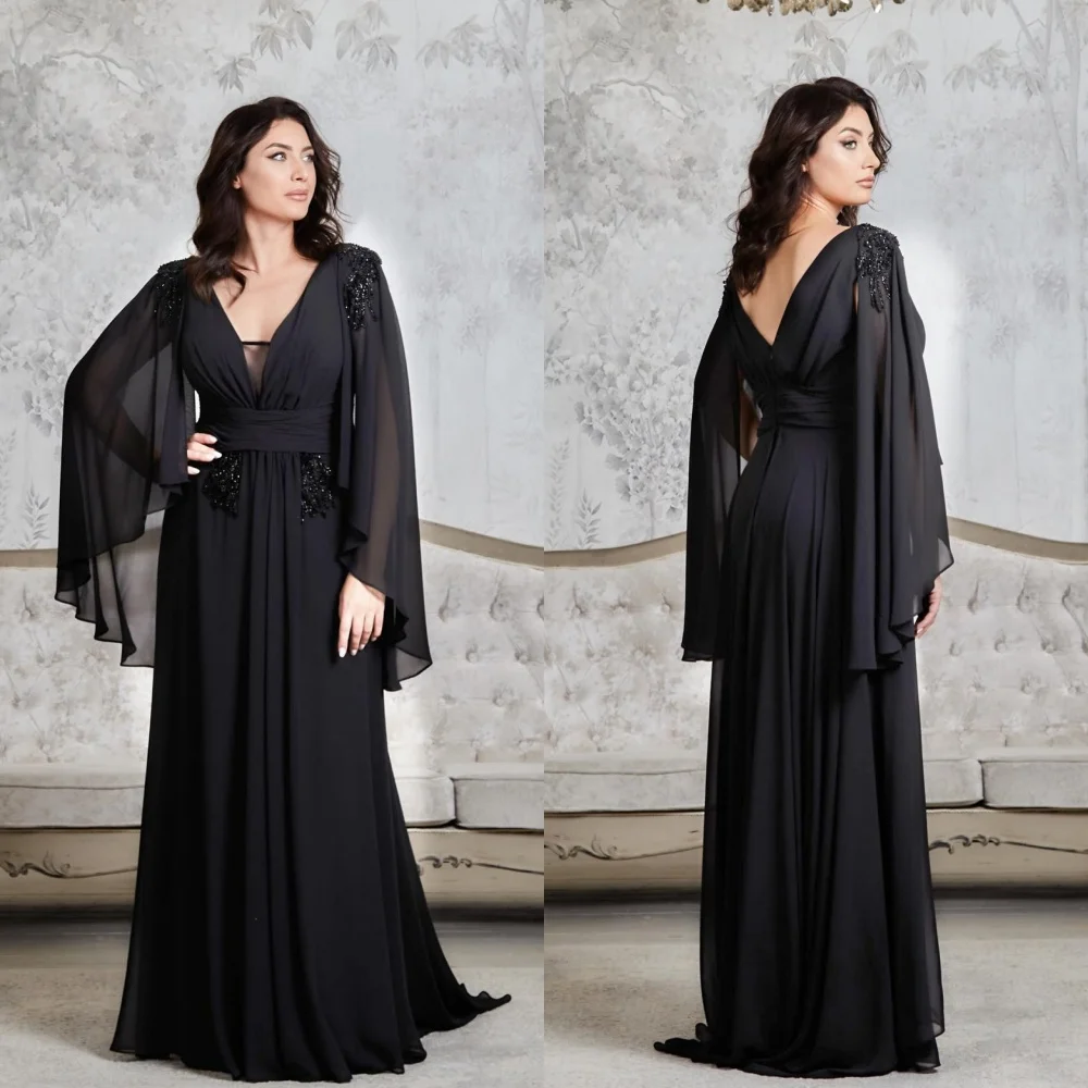 Customized Chiffon Sequined Draped Ruffles Pleat Prom A-line V-Neck Bespoke Occasion Gown Long Dresses
Customized Chiffon Sequined Draped Ruffles Pleat Prom A-line V-Neck Bespoke Occasion Gown Long Dresses