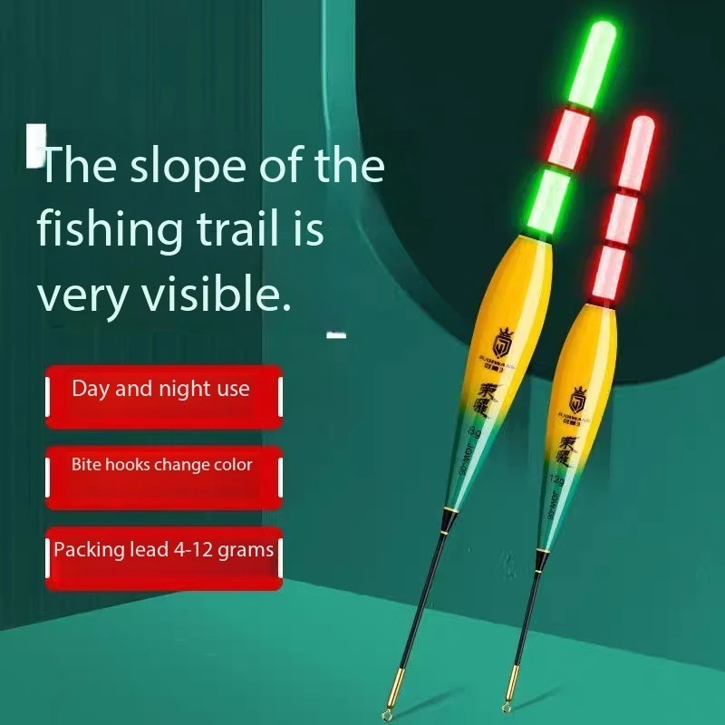 Electronic Night Light Float, Slippery Rock Fishing, Long Throw, Bold Eye-Catching Bite Hook, Color Changing Fishing Gear Access
Electronic Night Light Float, Slippery Rock Fishing, Long Throw, Bold Eye-Catching Bite Hook, Color Changing Fishing Gear Access