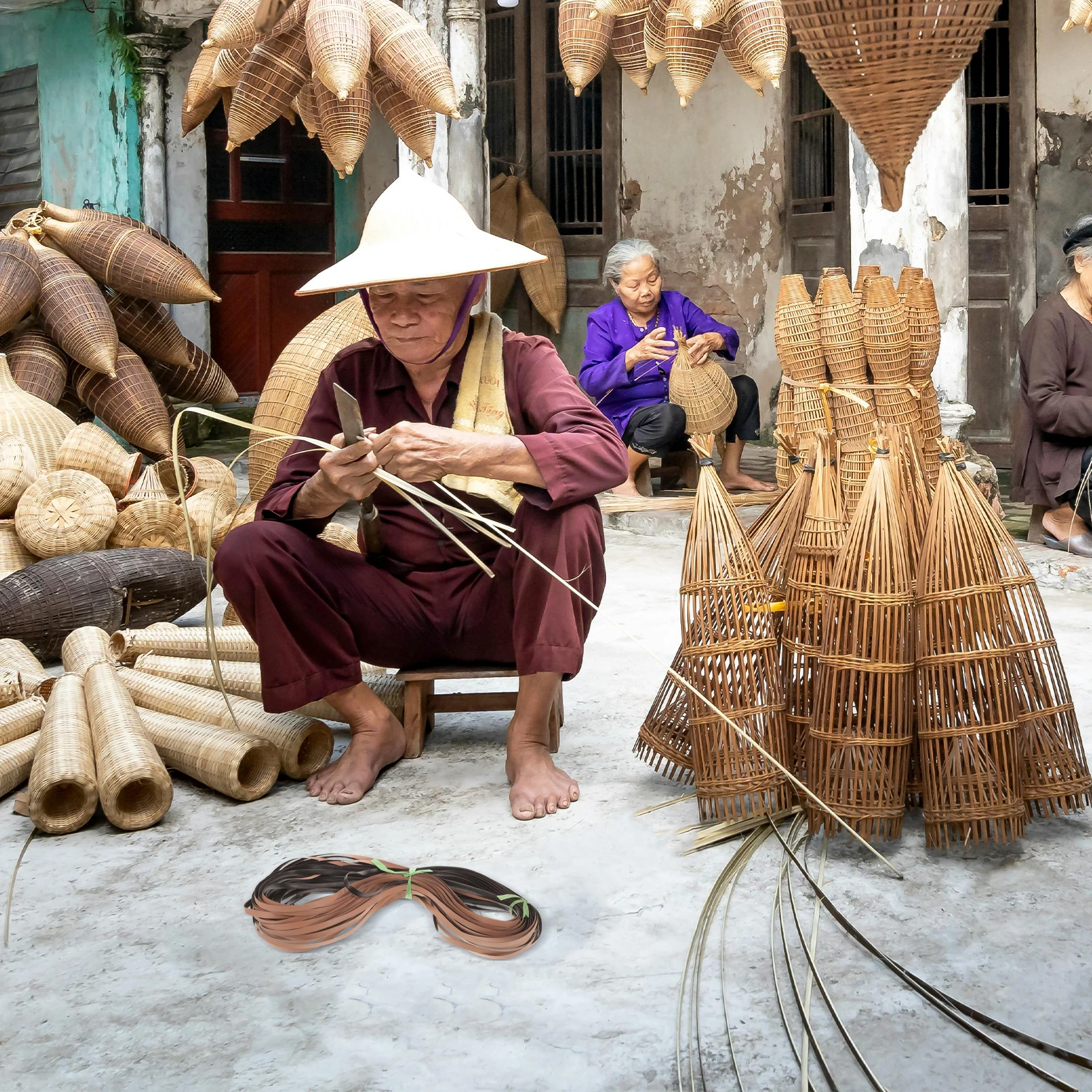 Wicker Repair Material Rattan Crafts Weaving Strips Handicrafts Webbing Black Plastic Fake
Wicker Repair Material Rattan Crafts Weaving Strips Handicrafts Webbing Black Plastic Fake