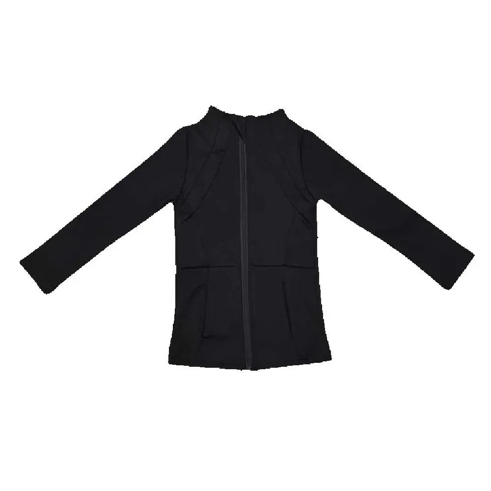 3.17 GT0685 Black Yoga Wear Zipper Long Sleeve Children's Top for Kids' Active Wear Comfortable Sportswear Polyester Blend
3.17 GT0685 Black Yoga Wear Zipper Long Sleeve Children's Top for Kids' Active Wear Comfortable Sportswear Polyester Blend