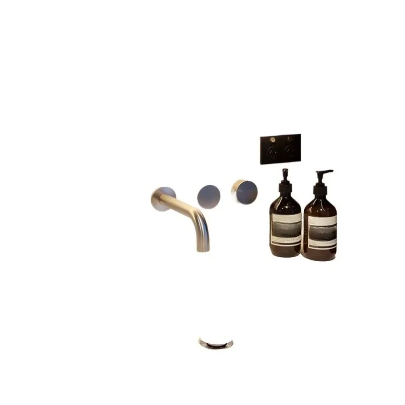 Wall basin faucet, pre-buried basin faucet, black matte
Wall basin faucet, pre-buried basin faucet, black matte