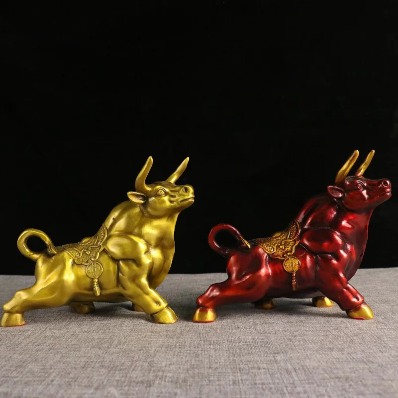 Brass Ornament Living Room Decoration Bullish Office Business Opening Gift Good Luck Bull Head Up
Brass Ornament Living Room Decoration Bullish Office Business Opening Gift Good Luck Bull Head Up