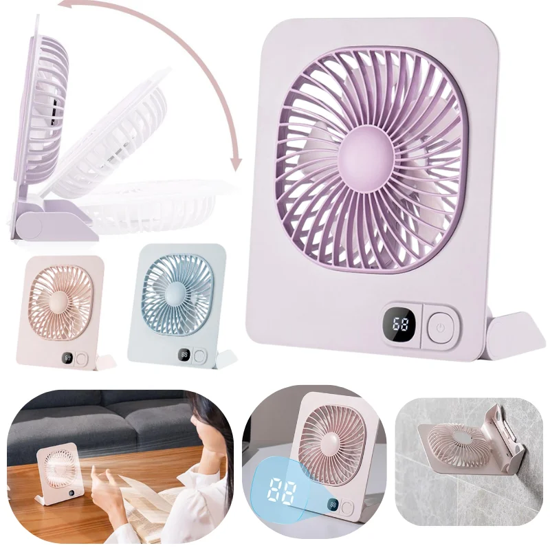 Portable Foldable Table Fan With 5 Gear Power Display USB Rechargeable Desk Fan 180° Tilt Ultra Quiet Hang Fan For Office Home
Portable Foldable Table Fan With 5 Gear Power Display USB Rechargeable Desk Fan 180° Tilt Ultra Quiet Hang Fan For Office Home