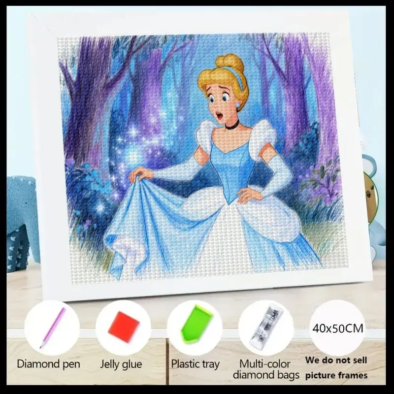 1 шт., набор для алмазной живописи принцессы Золушки, 5D полная дрель, набор для рукоделия с драгоценными камнями, сказка, персонаж Диснея, кристалл, стразы, вышивка
1 шт., набор для алмазной живописи принцессы Золушки, 5D полная дрель, набор для рукоделия с драгоценными камнями, сказка, персонаж Диснея, кристалл, стразы, вышивка