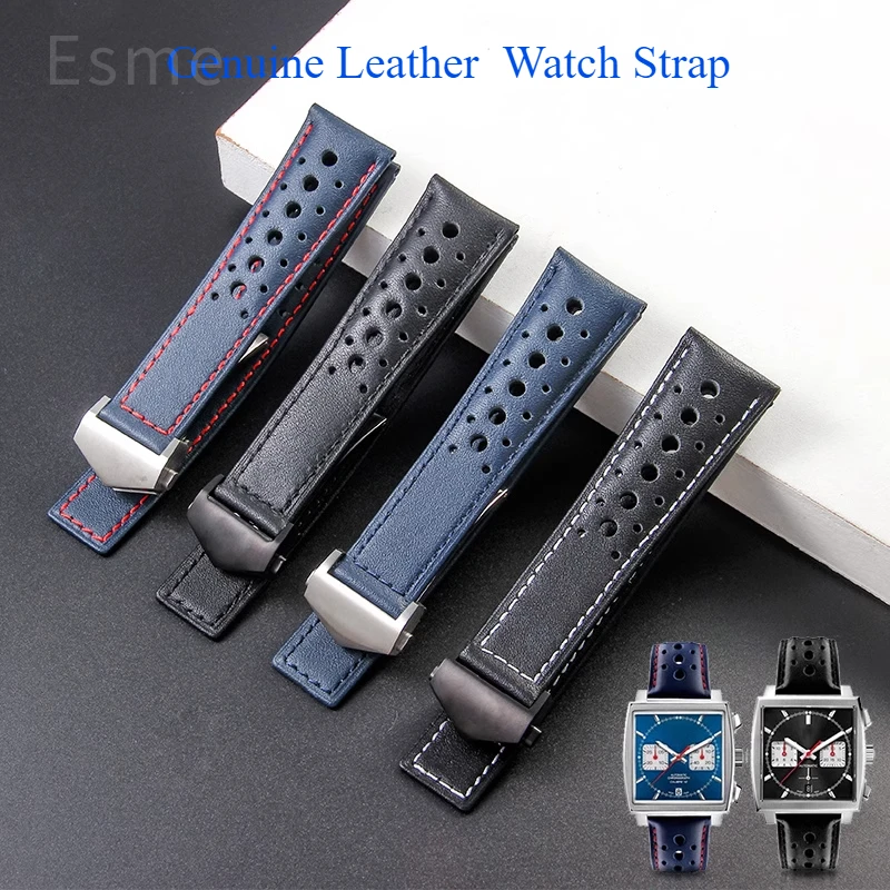 For Tag Heuer Carrera Heritage Monaco Series Men's Hollow Out Design Super Breathable Genuine Cow Leather Watch Strap 22mm
For Tag Heuer Carrera Heritage Monaco Series Men's Hollow Out Design Super Breathable Genuine Cow Leather Watch Strap 22mm