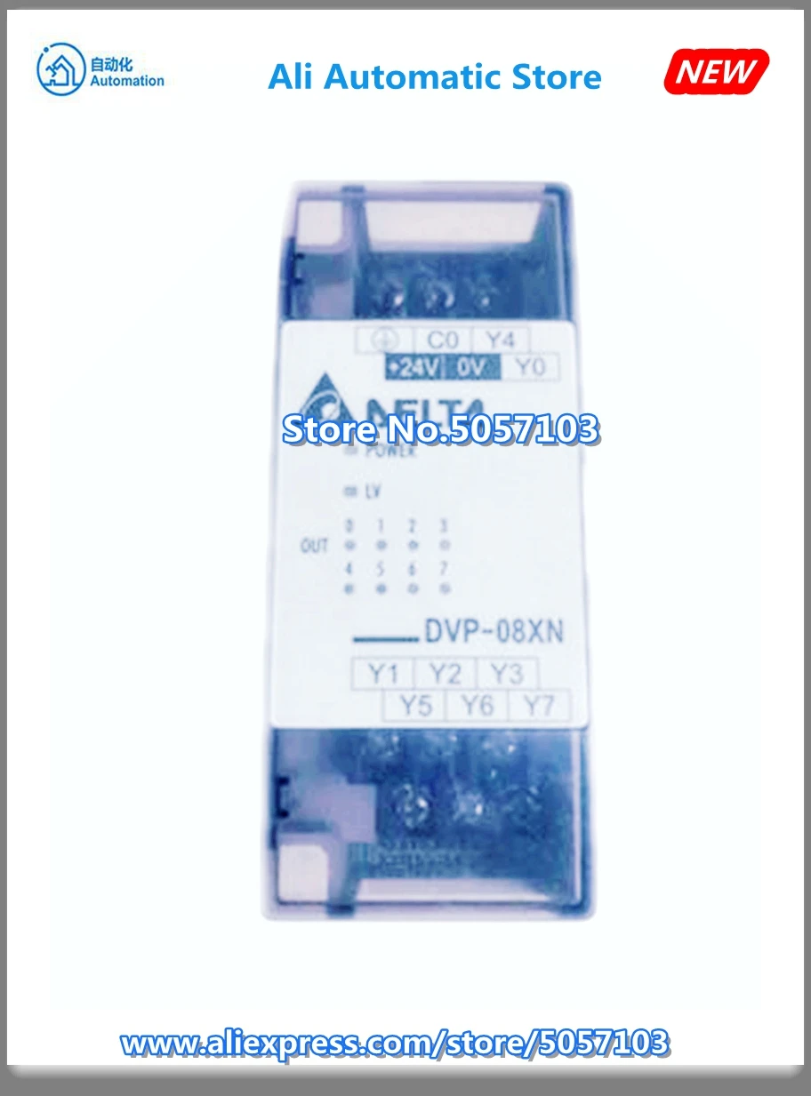 DVP08XN11T 8-точечная машина расширения 8DO NPN 24 В постоянного тока 0,3 А, источник питания постоянного тока, новый
DVP08XN11T 8-точечная машина расширения 8DO NPN 24 В постоянного тока 0,3 А, источник питания постоянного тока, новый