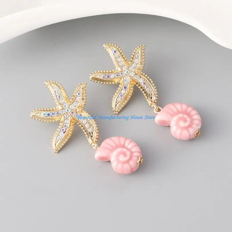 E56A Ocean Theme Dainty Earrings Smooth Polish for Daily Wear or Vacation
E56A Ocean Theme Dainty Earrings Smooth Polish for Daily Wear or Vacation