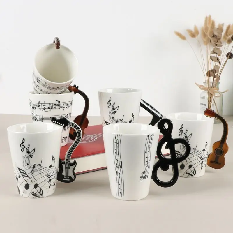 Creative Piano Notes Ceramic Mug, Office Breakfast Milk Coffee Mugs, Fun Guitar Handle,Couple Water Cups, Christmas Gift Tea Cup
Creative Piano Notes Ceramic Mug, Office Breakfast Milk Coffee Mugs, Fun Guitar Handle,Couple Water Cups, Christmas Gift Tea Cup