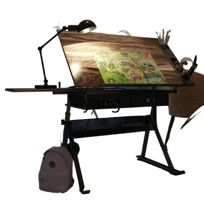 LTT black walnut solid wood liftable desk painting oil painting art workbench
LTT black walnut solid wood liftable desk painting oil painting art workbench