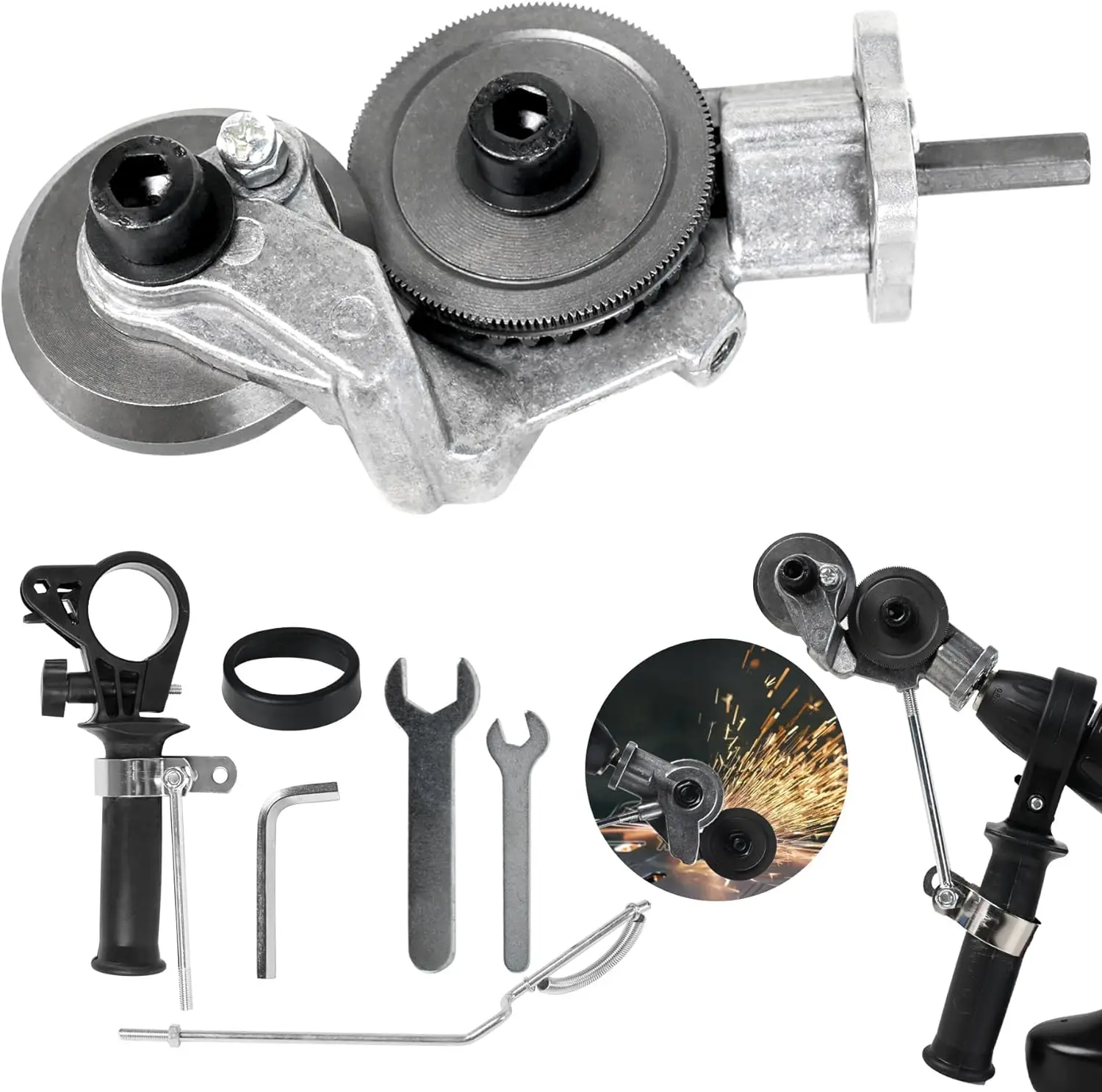 Upgraded Drill Plate Cutter,Metal Nibbler Drill AttachmentAdapter,DIYMetalDrill Tool,SheetAluminum Metal Knife Iron,Steel,Copper
Upgraded Drill Plate Cutter,Metal Nibbler Drill AttachmentAdapter,DIYMetalDrill Tool,SheetAluminum Metal Knife Iron,Steel,Copper