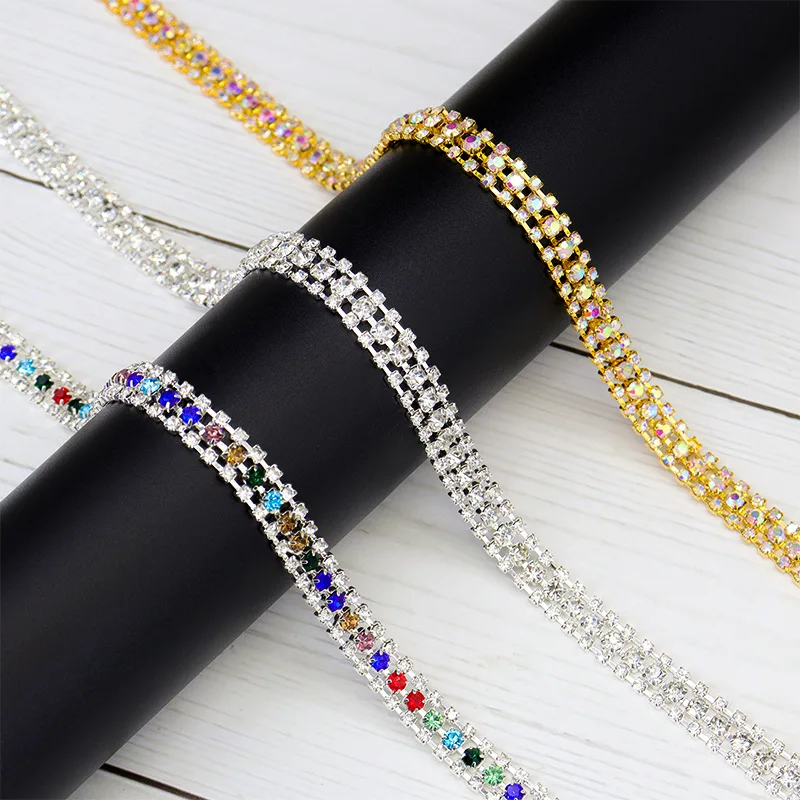 High Bling Bling Chain Rhinestone Trimming Garment Accessories Glass Decorative Dress Shoe Crystal Trimming Nail glue Opal
High Bling Bling Chain Rhinestone Trimming Garment Accessories Glass Decorative Dress Shoe Crystal Trimming Nail glue Opal