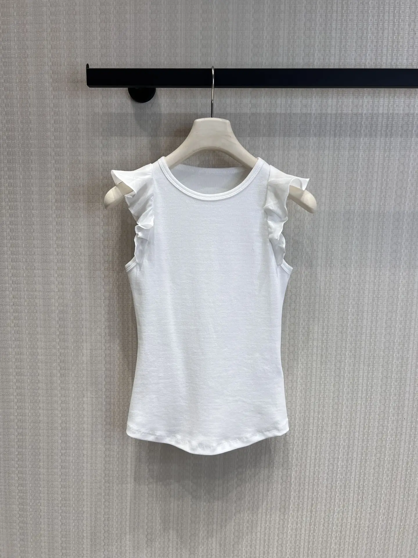 Sweet Sleeveless Vest Women's Fashionable Simple Style Cotton round Neck H-Shape Outerwear Summer Slimming Elegant Daily Match
Sweet Sleeveless Vest Women's Fashionable Simple Style Cotton round Neck H-Shape Outerwear Summer Slimming Elegant Daily Match