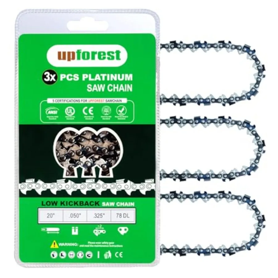 20 Inch Chainsaw Chain for CRAFTSMAN 41AY462S793, CMXGSAMY462S, S205, Remington RM4620 Husqvarna 240 445 450 Jonsered CS2255 CS
20 Inch Chainsaw Chain for CRAFTSMAN 41AY462S793, CMXGSAMY462S, S205, Remington RM4620 Husqvarna 240 445 450 Jonsered CS2255 CS
