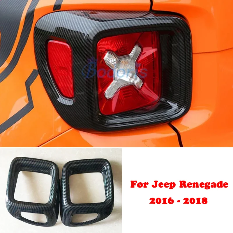 Exterior Taillight Cover For Jeep Renegade 2016-2018 Lamp Light Trims ABS Protector Carbon Fiber Color Car Styling Accessories
Exterior Taillight Cover For Jeep Renegade 2016-2018 Lamp Light Trims ABS Protector Carbon Fiber Color Car Styling Accessories