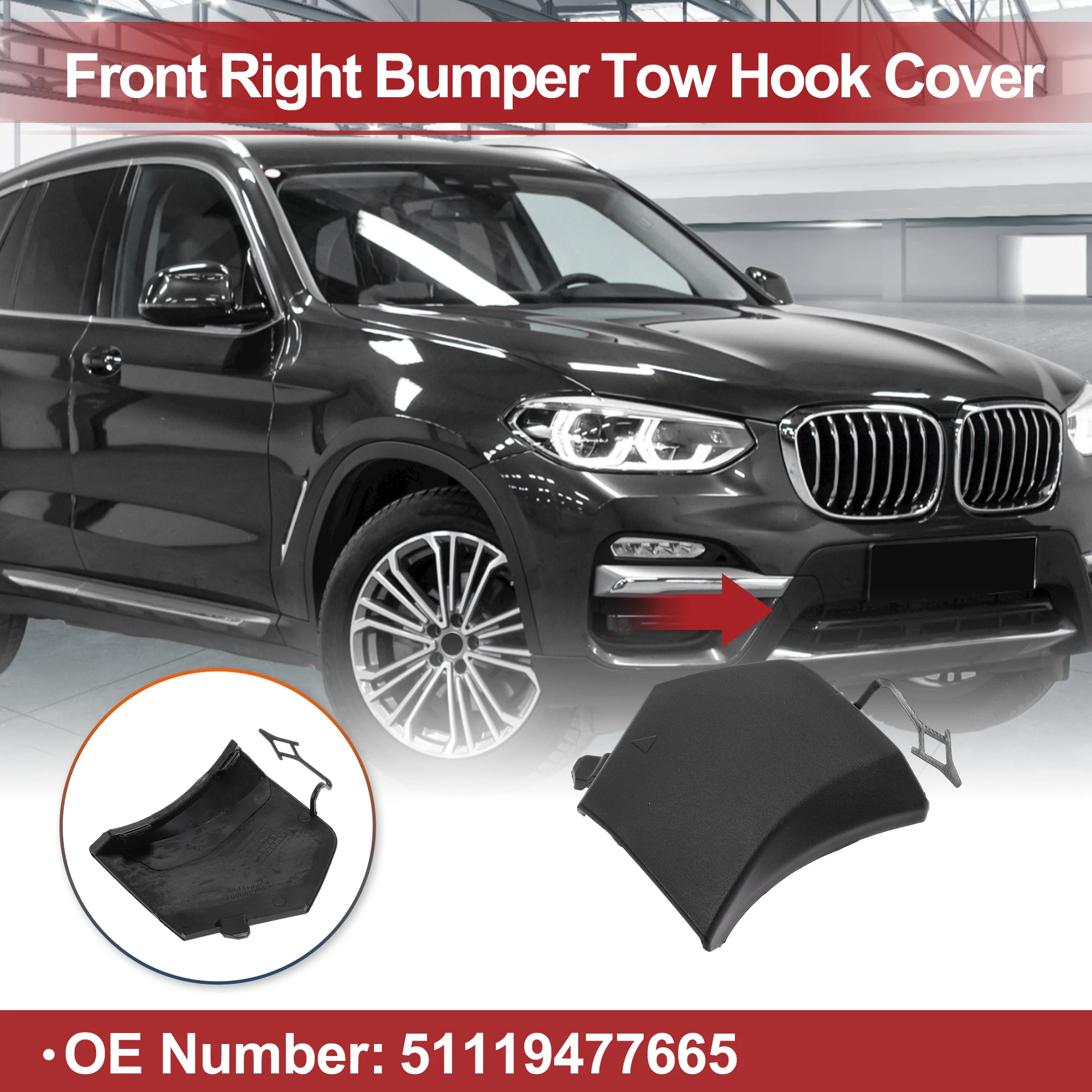 Крышка фаркопа UXCELL для BMW X3 G01 G08 No 51119477665 без грунтовки базового цвета
Крышка фаркопа UXCELL для BMW X3 G01 G08 No 51119477665 без грунтовки базового цвета