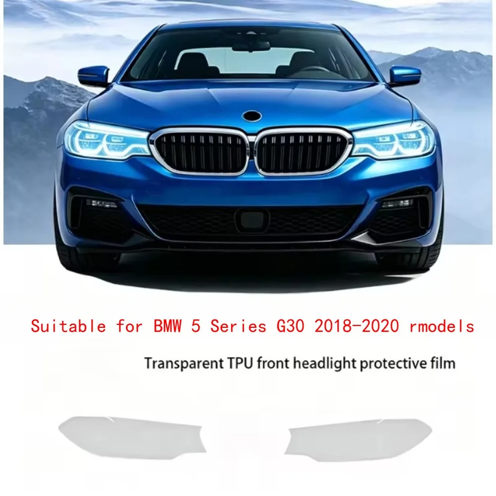 TPU Car Headlight Protective FilmFor BMW 5 Series G30 2018-2020 PPF Transport & Smoke Anti-Scratch Auto External Accessories
TPU Car Headlight Protective FilmFor BMW 5 Series G30 2018-2020 PPF Transport & Smoke Anti-Scratch Auto External Accessories