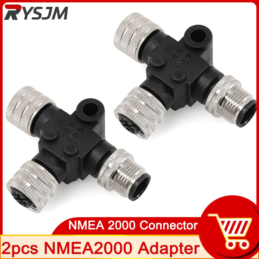 2pcs Adapter NMEA2000 T-type Power Connector Waterproof Male and Female Connector Nmea 2000 Adapter Aviation Plug Adapter
2pcs Adapter NMEA2000 T-type Power Connector Waterproof Male and Female Connector Nmea 2000 Adapter Aviation Plug Adapter