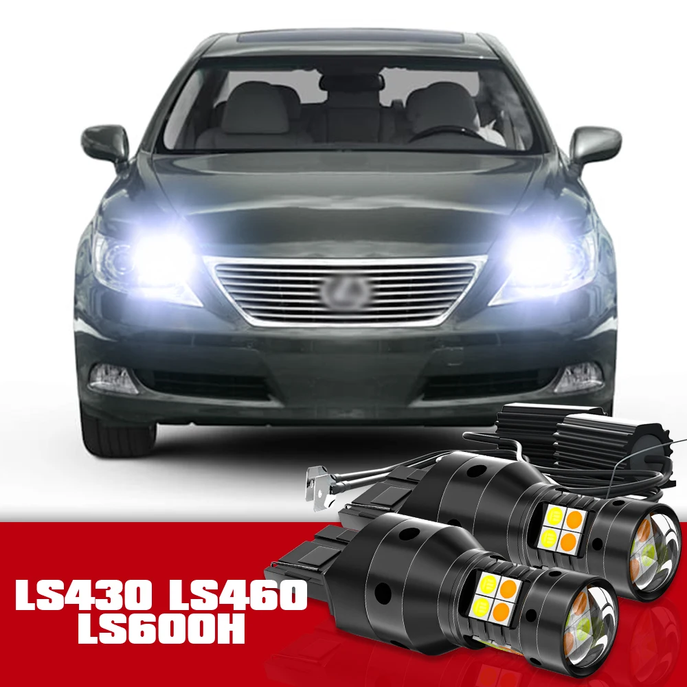 2pcs LED Accessories Dual Mode Turn Signal+Daytime Running Light DRL For Lexus LS430 LS460 LS600H 2001-2012 2006 2007 2008 2012
2pcs LED Accessories Dual Mode Turn Signal+Daytime Running Light DRL For Lexus LS430 LS460 LS600H 2001-2012 2006 2007 2008 2012