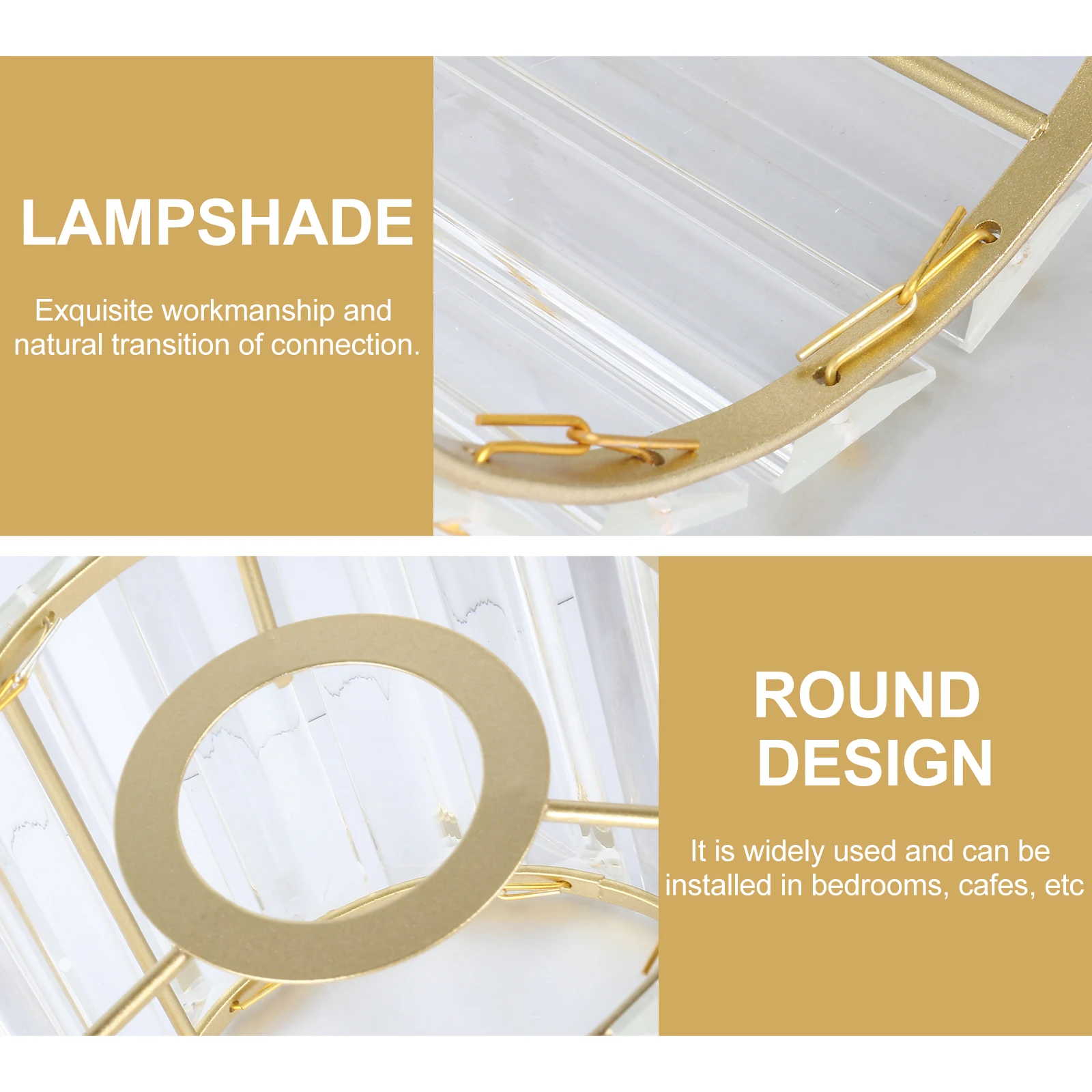 Crystal Ceiling Lamp Shade Clear Lampshade for Wall Floor Light Cover Dust Protector European Style Warm Lighting
Crystal Ceiling Lamp Shade Clear Lampshade for Wall Floor Light Cover Dust Protector European Style Warm Lighting