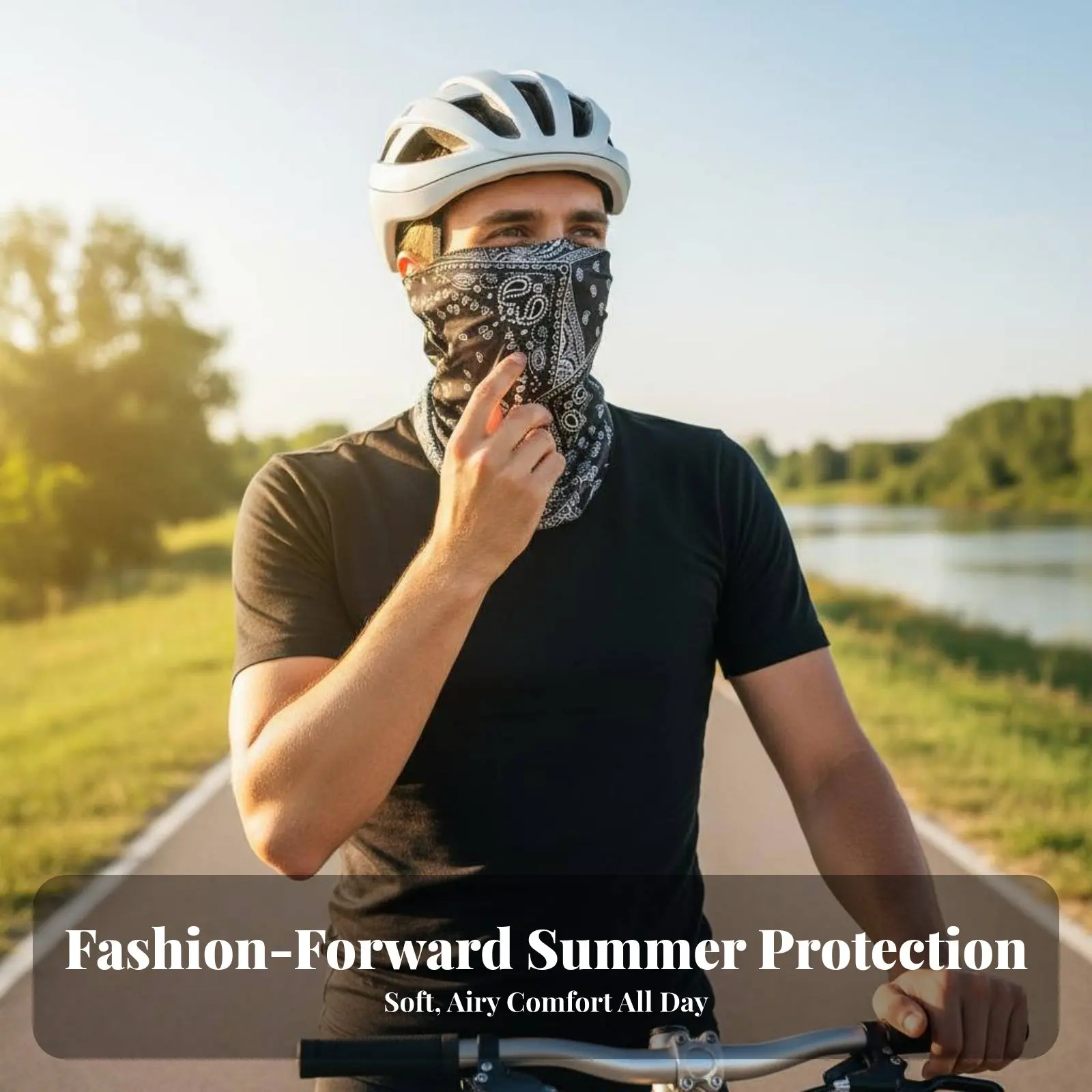 Sun Protection Face Face Covering Breathable Neck Gaiter with Ear Loops Cooling Face Cover Lightweight Cooling Neck Tube With
Sun Protection Face Face Covering Breathable Neck Gaiter with Ear Loops Cooling Face Cover Lightweight Cooling Neck Tube With