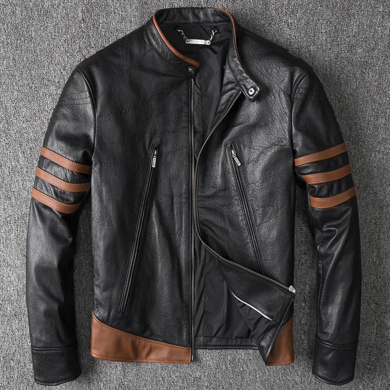 Genuine Leather Jacket For Men Short Style Spring And Autumn Sheepskin Coat Man Motorcycle Leather Jacket Male Trendy Outerwear
Genuine Leather Jacket For Men Short Style Spring And Autumn Sheepskin Coat Man Motorcycle Leather Jacket Male Trendy Outerwear