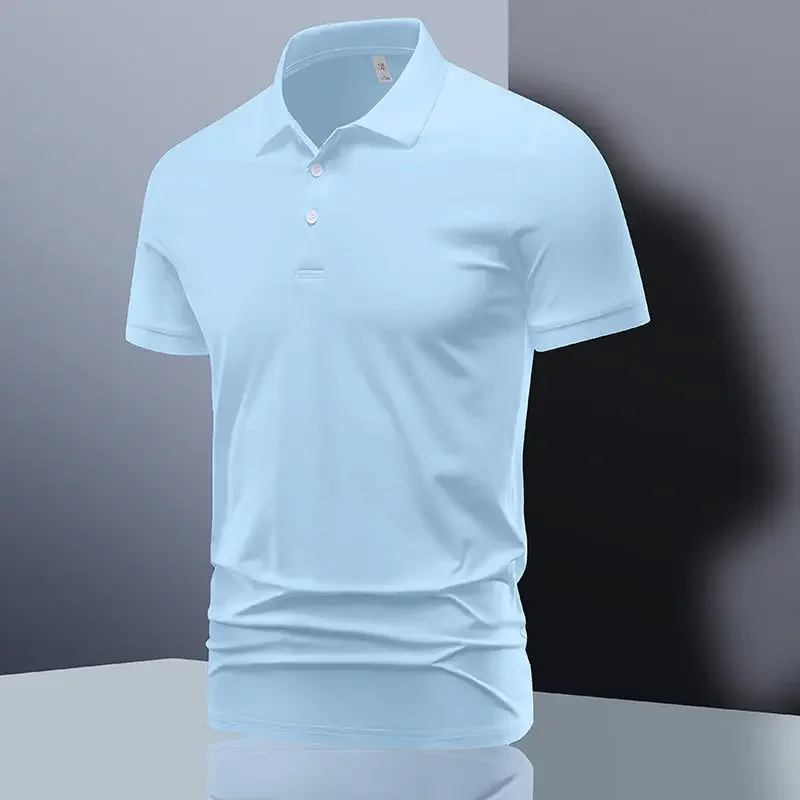 Regular Style Men's Short Sleeved Summer Shirts Men's Thin Business Casual Polo Fashion Wear New Shorts Sleeve Lapel Polo Shirt
Regular Style Men's Short Sleeved Summer Shirts Men's Thin Business Casual Polo Fashion Wear New Shorts Sleeve Lapel Polo Shirt