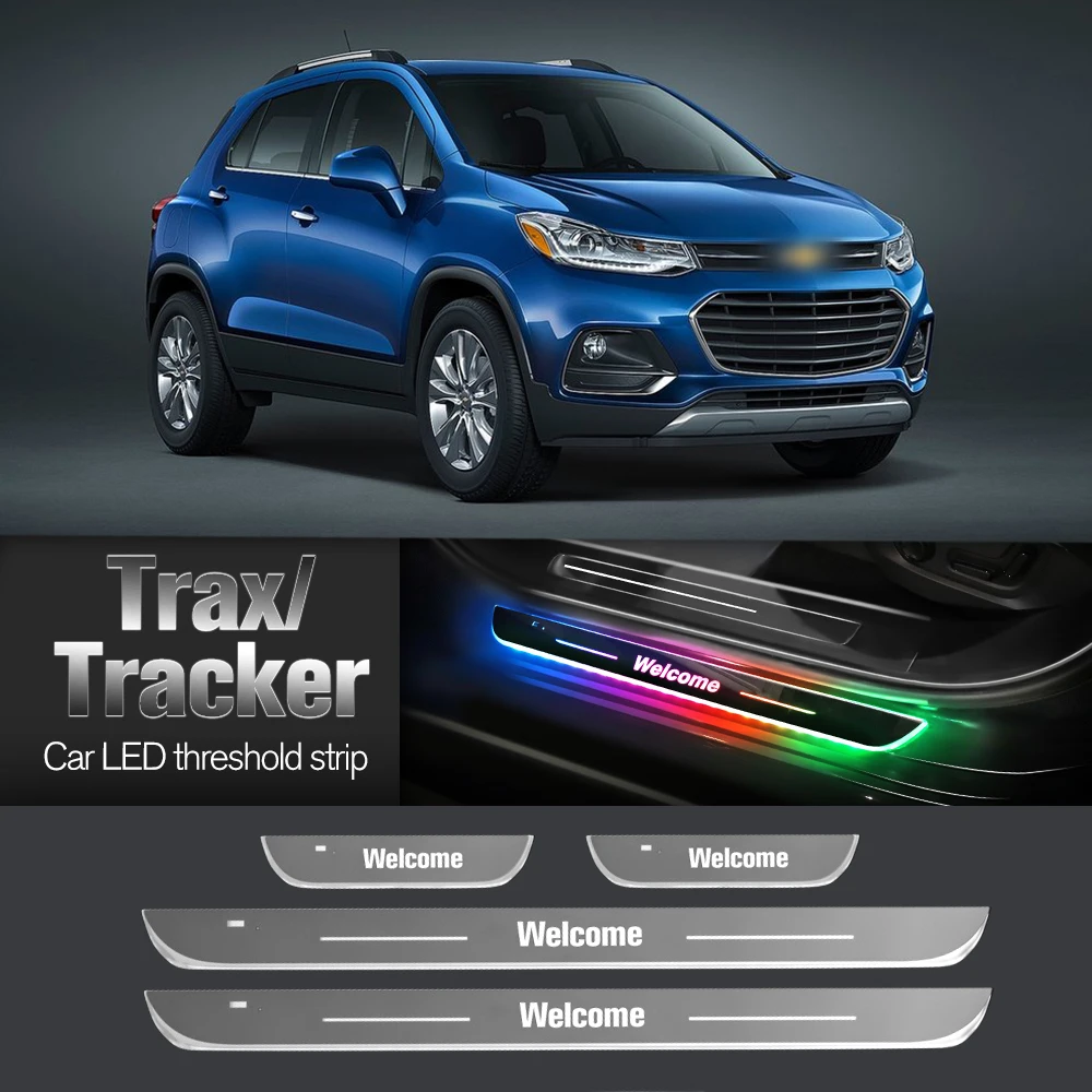 Car Door Sill Light For Chevrolet Trax Tracker 2012-2022 2013 2014 Customized Logo LED Welcome Threshold Pedal Lamp Accessories
Car Door Sill Light For Chevrolet Trax Tracker 2012-2022 2013 2014 Customized Logo LED Welcome Threshold Pedal Lamp Accessories