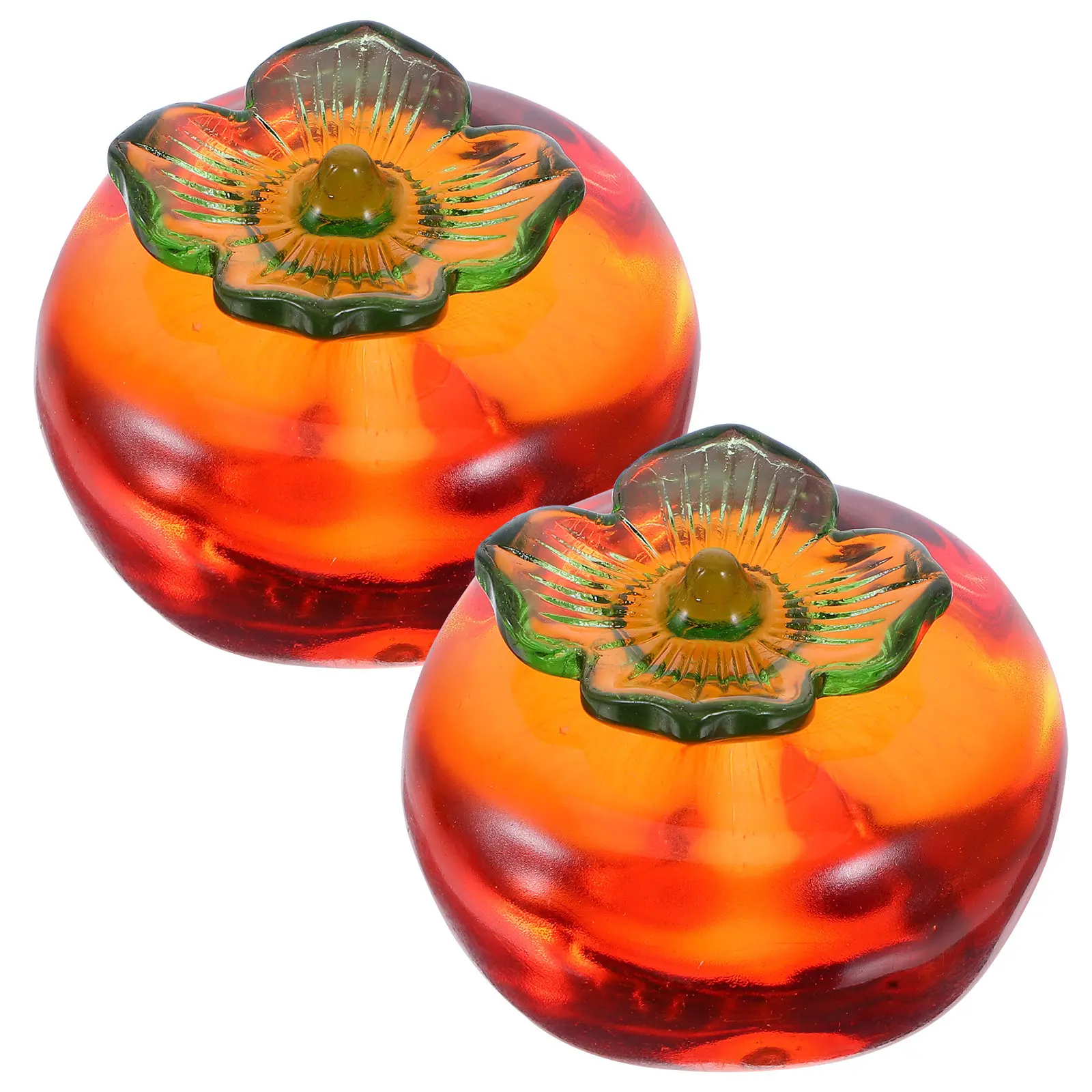 2Pcs Realistic Persimmon Paperweights Crystal Heavy Paper Weight for Chinese Calligraphy Office Desk Decorative Windproof
2Pcs Realistic Persimmon Paperweights Crystal Heavy Paper Weight for Chinese Calligraphy Office Desk Decorative Windproof