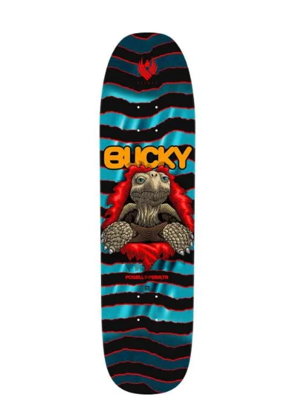 8.62x32.2 Powell Peralta Bucky Lasek Tortoise Flight Shape 297 Deck - Turquoise Foil PRE-ORDER
8.62x32.2 Powell Peralta Bucky Lasek Tortoise Flight Shape 297 Deck - Turquoise Foil PRE-ORDER