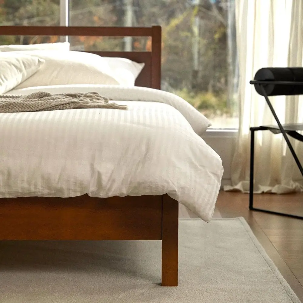 Signature Wood Platform Bed Frame with Headboard, Essential, Noise Free, Under Bed Storage, No Box Spring Needed, Easy Assembly
Signature Wood Platform Bed Frame with Headboard, Essential, Noise Free, Under Bed Storage, No Box Spring Needed, Easy Assembly