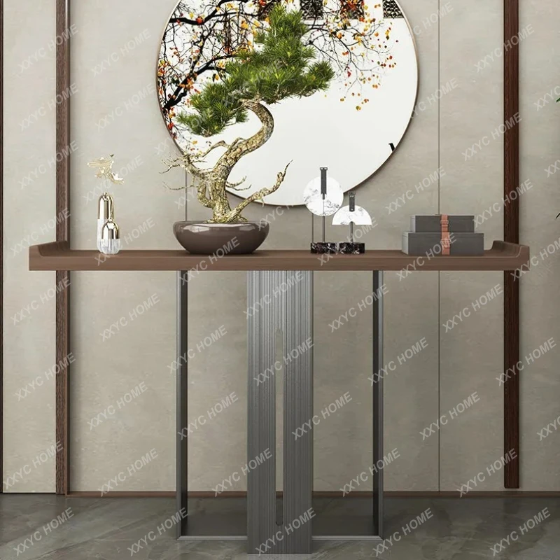 The New Chinese Entrance Table Is Against The Wall, Entrance Table The Corridor End View Table Is Light And Luxurious
The New Chinese Entrance Table Is Against The Wall, Entrance Table The Corridor End View Table Is Light And Luxurious