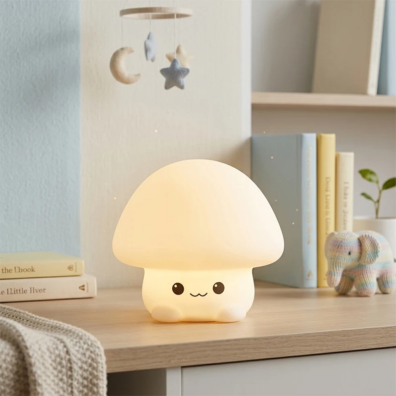 GGBingo Nightlight 7Colors Adjustable Atmosphere Pat LED Night Light Silicone Children Bedroom Nursery Warm Night Lamp
GGBingo Nightlight 7Colors Adjustable Atmosphere Pat LED Night Light Silicone Children Bedroom Nursery Warm Night Lamp