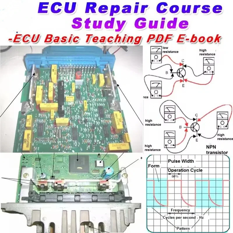Guía de Estudio para el Curso de Reparación de ECU, Archivo PDF para la Enseñanza Básica de ECU, Pruebas de EPROM, Programación,
Guía de Estudio para el Curso de Reparación de ECU, Archivo PDF para la Enseñanza Básica de ECU, Pruebas de EPROM, Programación,
