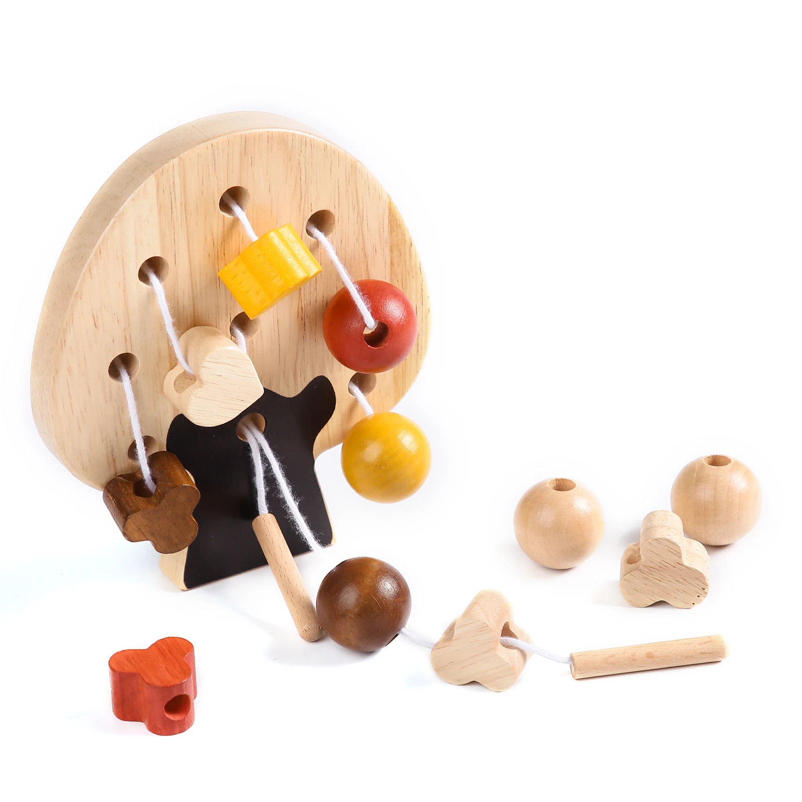 1 Set Children's DIY Wooden Tree Beads Toys Baby Montessori Stringing Beads Early Educational Toys Handmade Toys Gifts For Kids
1 Set Children's DIY Wooden Tree Beads Toys Baby Montessori Stringing Beads Early Educational Toys Handmade Toys Gifts For Kids