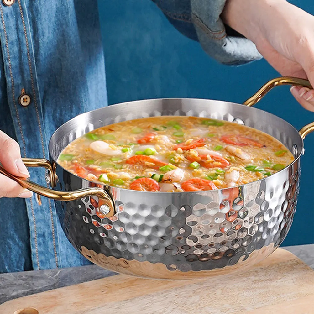 Stainless Steel Instant Noodle Pot Mini Cooking Pots Ramen Korea Noodles Safer Evenly Heated High Temp Lid Design Easy
Stainless Steel Instant Noodle Pot Mini Cooking Pots Ramen Korea Noodles Safer Evenly Heated High Temp Lid Design Easy